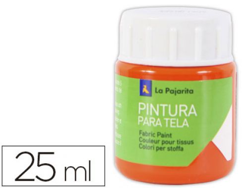 Tinta para tela, 20 ml. la pajarita - alaranjado , La pajarita , 9881 , 8423451131710